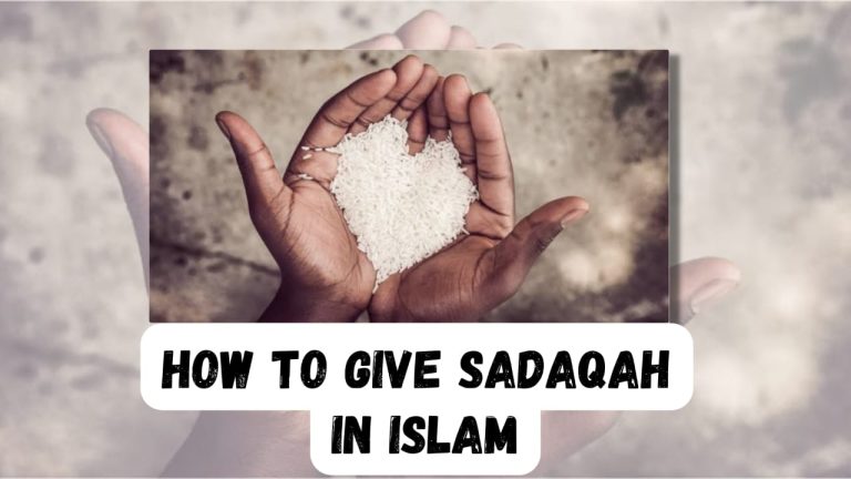 How to give Sadaqah in Islam – An Easy Guide