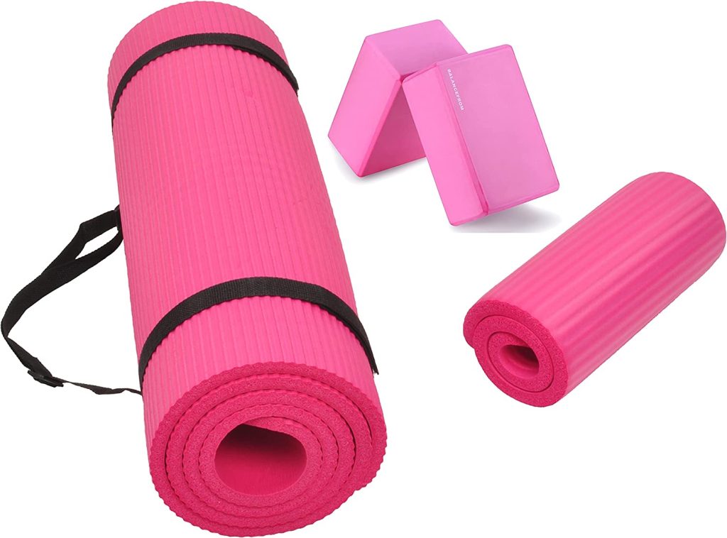extra thick yoga mat for bad knees
