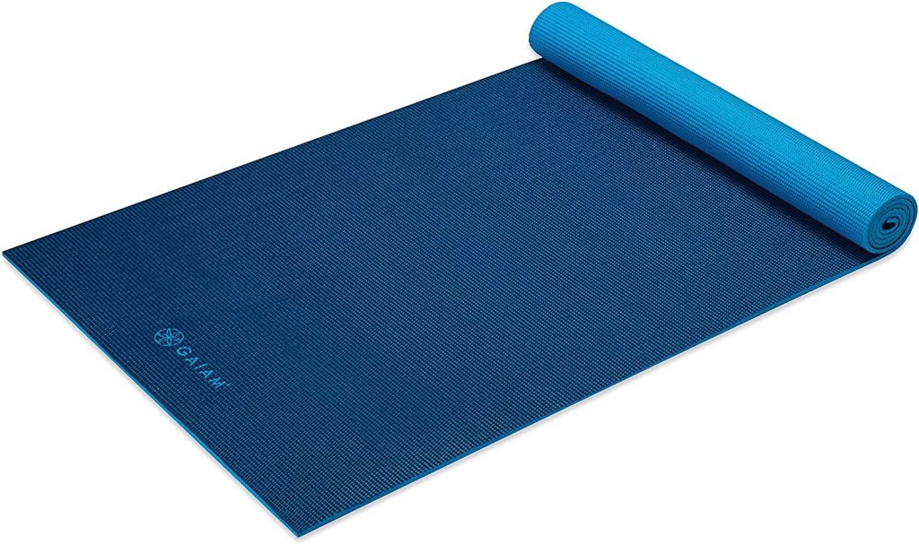 Gaiam Solid Color Yoga Mat, Non Slip