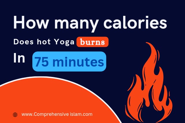 How many calories does hot yoga burn in 75 min?