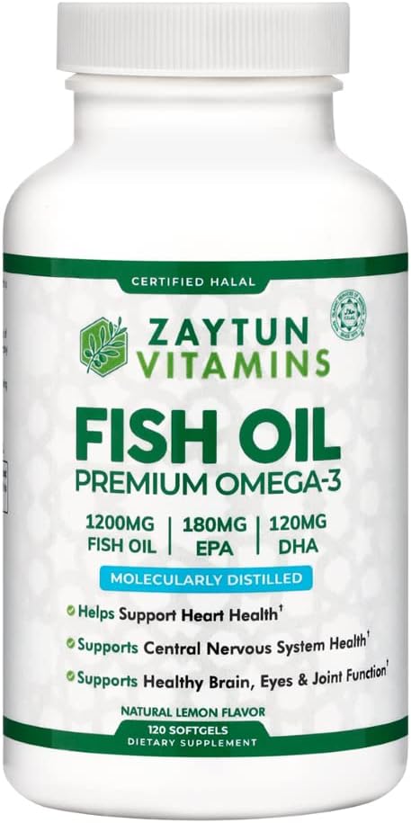 Zaytun Halal Fish Oil 1200mg Omega 3